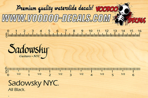 Sadowsky NYC BLACK