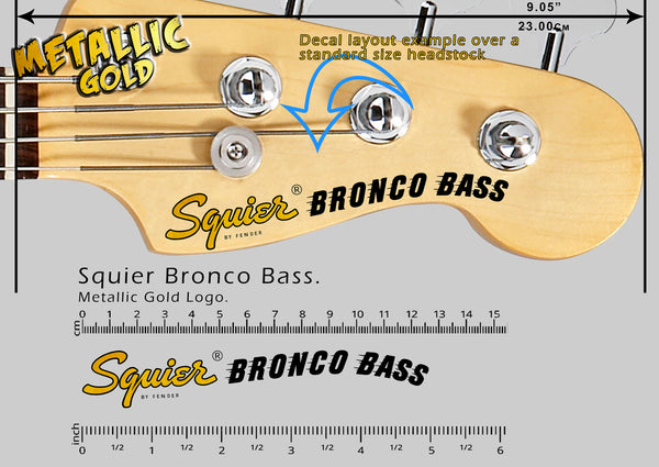Squier Bronco Bass GOLD