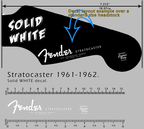 Stratocaster 1961-1962 WHITE