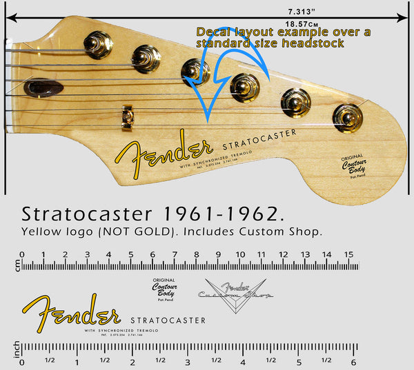 Stratocaster 1961-1962 NON-METALLIC