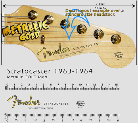 Stratocaster 1963-1964 GOLD