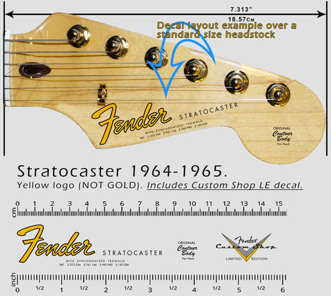 Stratocaster 1964-1965 NON-METALLIC