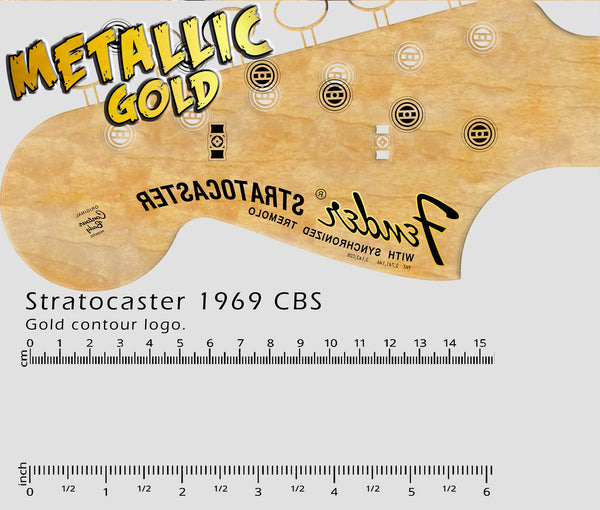 Stratocaster 1969 CBS GOLD (Reversed) AKA Jimi Hendrix