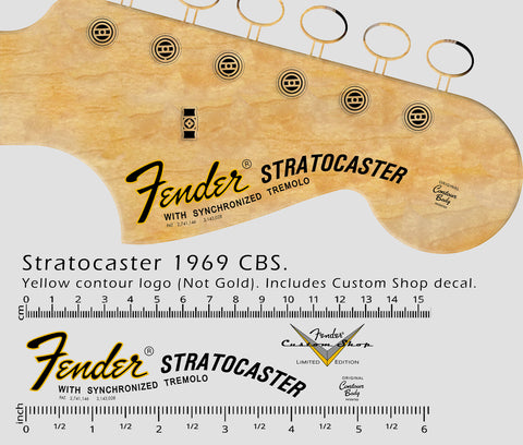 Stratocaster 1969 CBS NON-METALLIC