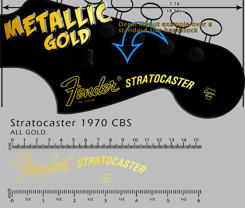 Stratocaster 1970 CBS ALL GOLD