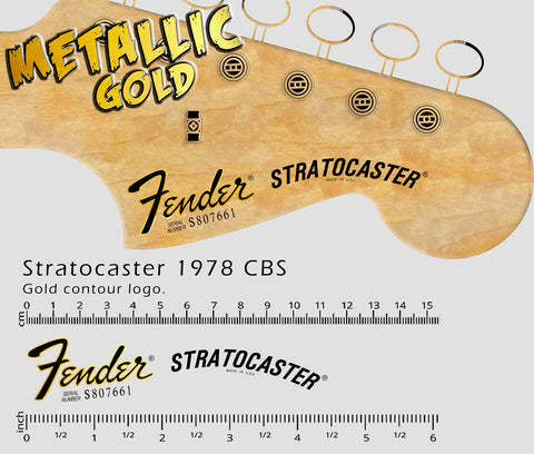 Stratocaster 1978 CBS GOLD