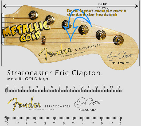Stratocaster Eric Clapton (Blackie) GOLD