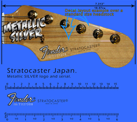 Stratocaster Japan SILVER