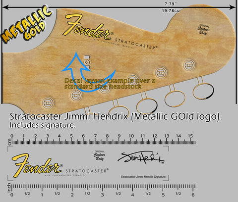 Stratocaster Jimmi Hendrix GOLD