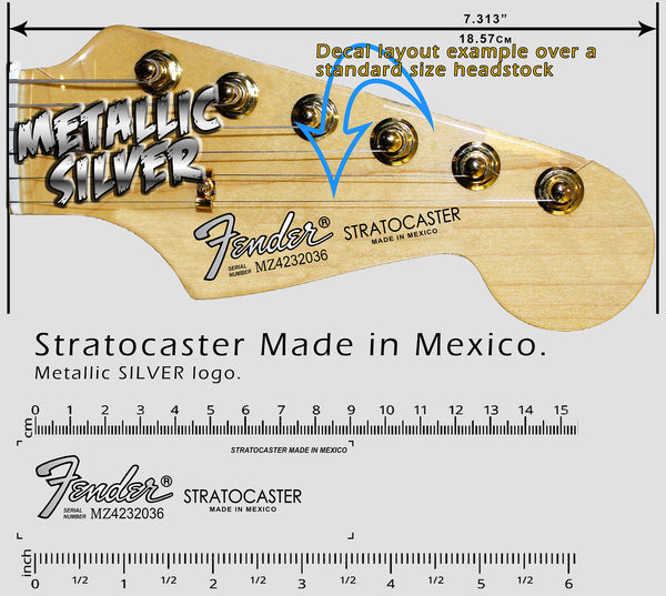 Stratocaster Mexico SILVER