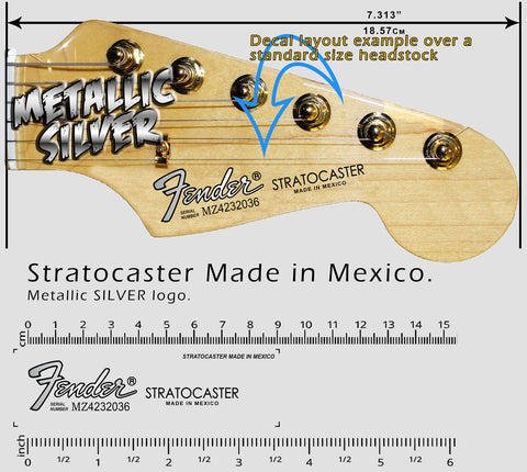 Stratocaster Mexico SILVER