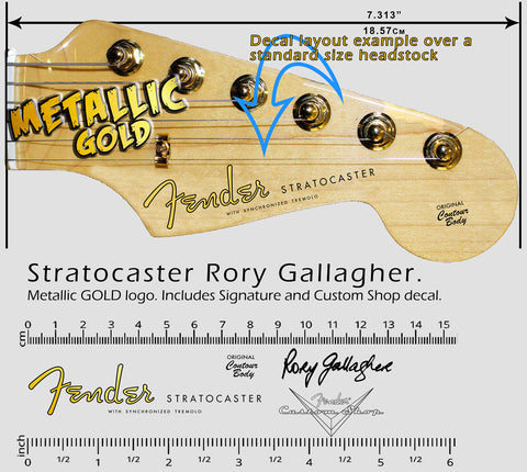 Stratocaster Rory Gallagher GOLD