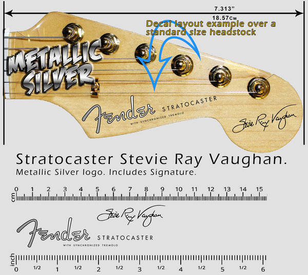 Stratocaster SRV SILVER