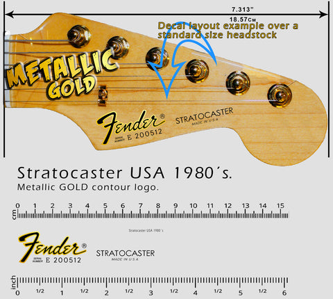 Stratocaster USA 1980s GOLD