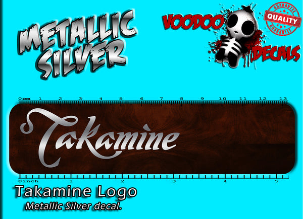 Takamine Logo - All Silver