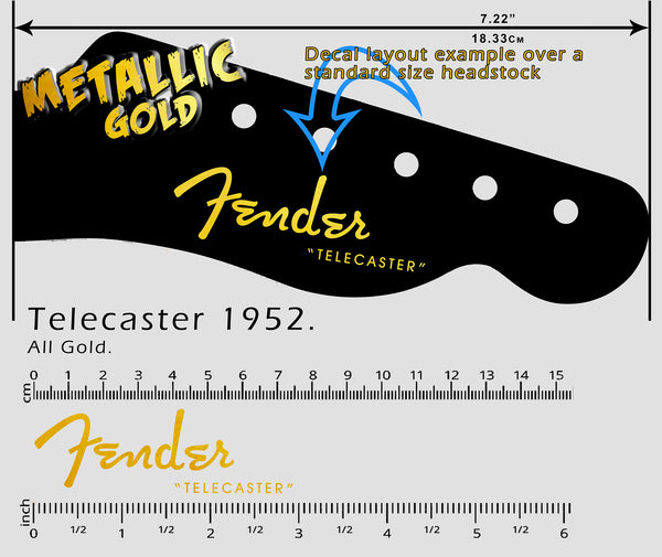 Telecaster 1952 ALL GOLD