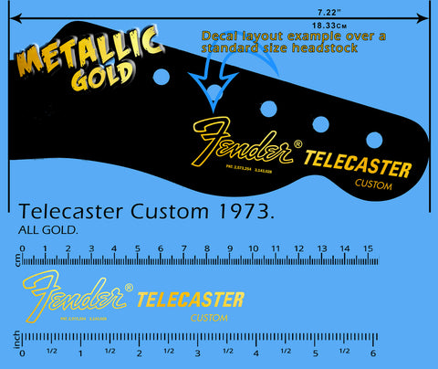 Telecaster Custom 1973 ALL GOLD