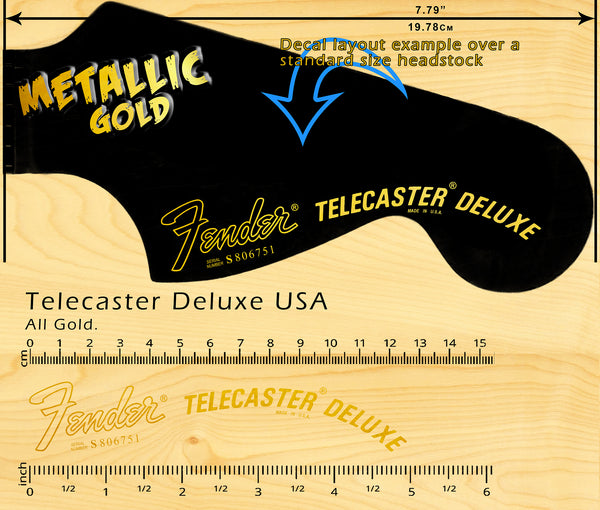 Telecaster Deluxe USA - ALL GOLD