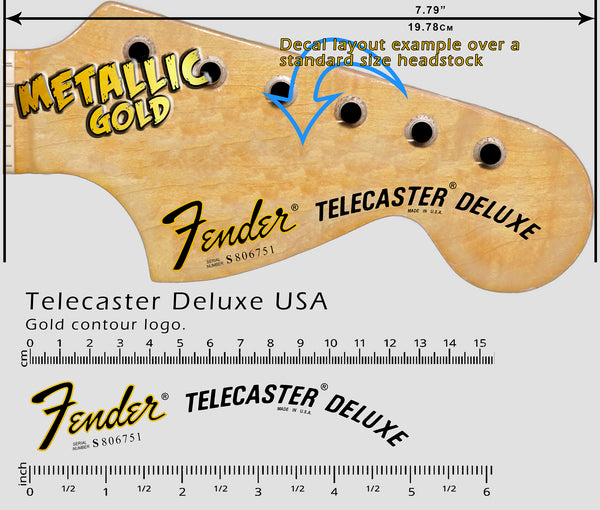 Telecaster Deluxe USA GOLD