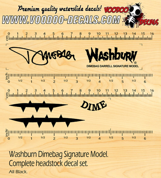 Washburn Dimebag Signature Model ALL BLACK