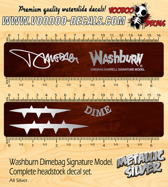 Washburn Dimebag Signature Model SILVER