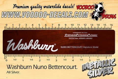 Washburn Nuno Bettencourt SILVER